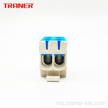 2 Tiang 50mm2 Aluminium Copper Blue Terminal Block